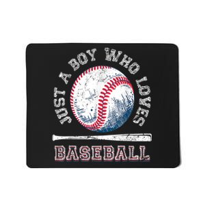 American Sport Fan Baseball Lover Boy Batter Baseball Gift For Player Mousepad