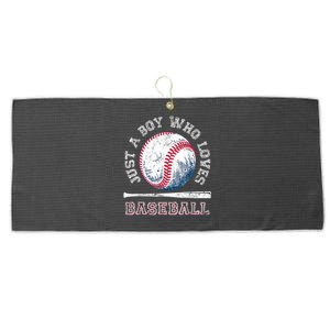 American Sport Fan Baseball Lover Boy Batter Baseball Gift For Player Large Microfiber Waffle Golf Towel