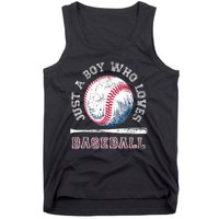 American Sport Fan Baseball Lover Boy Batter Baseball Gift For Player Tank Top