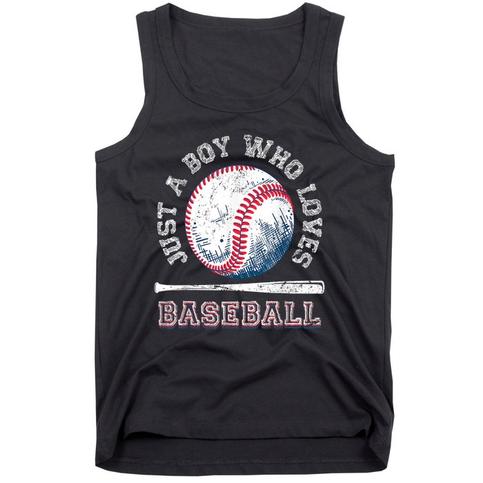 American Sport Fan Baseball Lover Boy Batter Baseball Gift For Player Tank Top