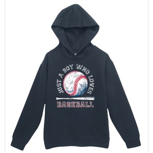 American Sport Fan Baseball Lover Boy Batter Baseball Gift For Player Urban Pullover Hoodie