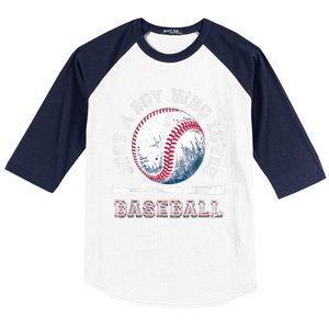 American Sport Fan Baseball Lover Boy Batter Baseball Gift For Player Baseball Sleeve Shirt