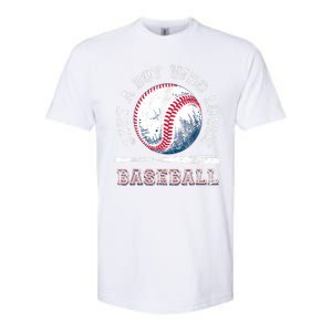 American Sport Fan Baseball Lover Boy Batter Baseball Gift For Player Softstyle CVC T-Shirt