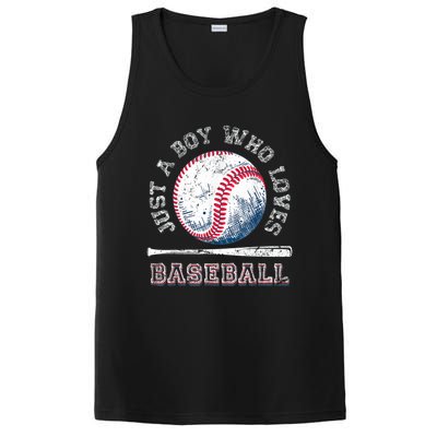 American Sport Fan Baseball Lover Boy Batter Baseball PosiCharge Competitor Tank