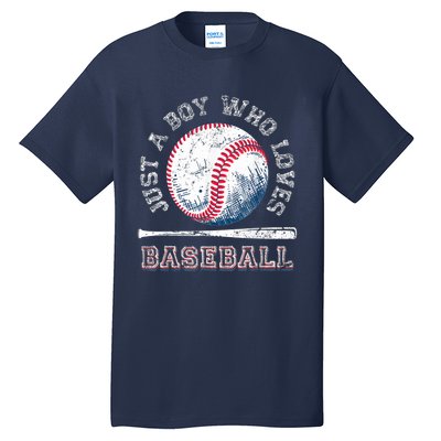 American Sport Fan Baseball Lover Boy Batter Baseball Tall T-Shirt