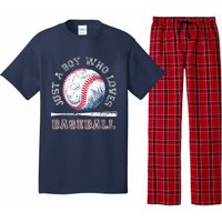 American Sport Fan Baseball Lover Boy Batter Baseball Pajama Set