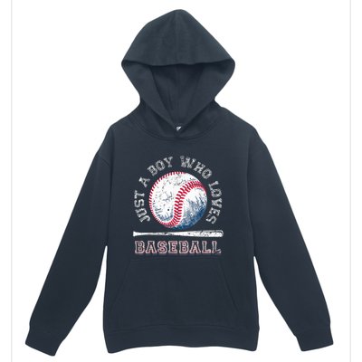 American Sport Fan Baseball Lover Boy Batter Baseball Urban Pullover Hoodie