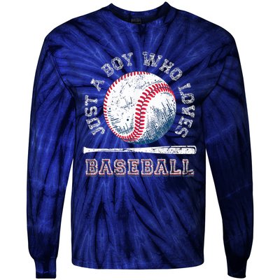 American Sport Fan Baseball Lover Boy Batter Baseball Tie-Dye Long Sleeve Shirt