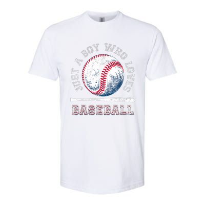 American Sport Fan Baseball Lover Boy Batter Baseball Softstyle CVC T-Shirt