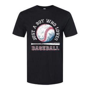 American Sport Fan Baseball Lover Boy Batter Baseball Softstyle CVC T-Shirt