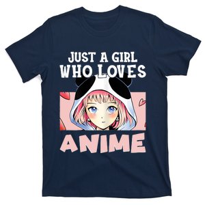 Anime Shirts For Girls , Just A Girl Who Loves Anime T-Shirt