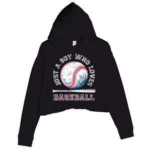 American Sport Fan Baseball Lover Batter Baseball Cute Gift Crop Fleece Hoodie