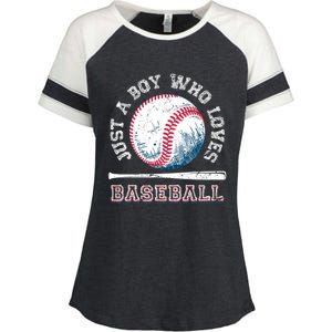 American Sport Fan Baseball Lover Batter Baseball Cute Gift Enza Ladies Jersey Colorblock Tee