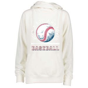 American Sport Fan Baseball Lover Batter Baseball Cute Gift Womens Funnel Neck Pullover Hood