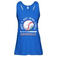 American Sport Fan Baseball Lover Batter Baseball Cute Gift Ladies Essential Flowy Tank