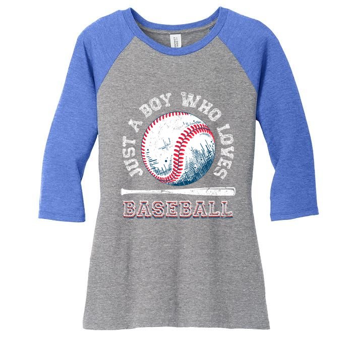 American Sport Fan Baseball Lover Batter Baseball Cute Gift Women's Tri-Blend 3/4-Sleeve Raglan Shirt