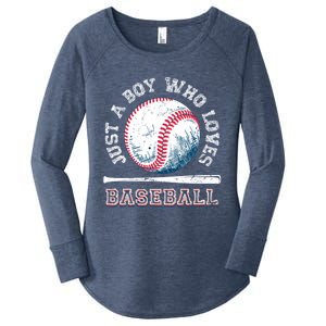 American Sport Fan Baseball Lover Batter Baseball Cute Gift Women's Perfect Tri Tunic Long Sleeve Shirt