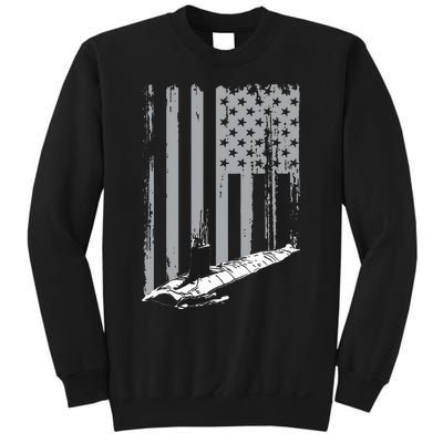 American Submariner Flag Patriotic Submarine Veteran Grandpa Sweatshirt