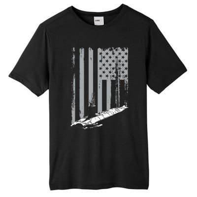 American Submariner Flag Patriotic Submarine Veteran Grandpa Tall Fusion ChromaSoft Performance T-Shirt