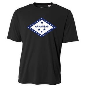 Arkansas State Flag Cooling Performance Crew T-Shirt