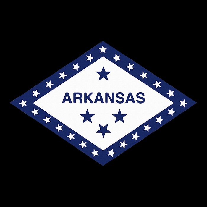 Arkansas State Flag Cooling Performance Crew T-Shirt