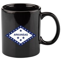 Arkansas State Flag 11oz C Handle Ceramic Mug