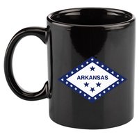 Arkansas State Flag 11oz C Handle Ceramic Mug