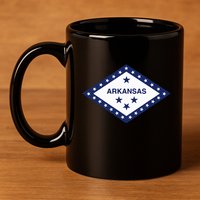 Arkansas State Flag 11oz C Handle Ceramic Mug