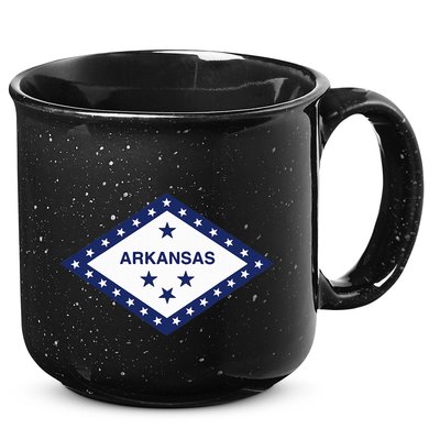 Arkansas State Flag 15oz Campfire Ceramic Mug