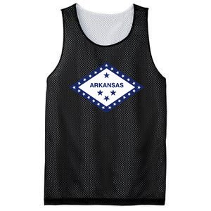 Arkansas State Flag Mesh Reversible Basketball Jersey Tank