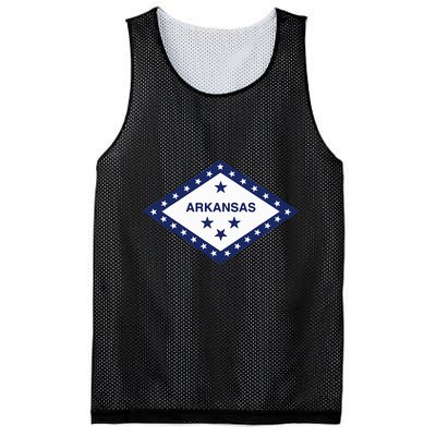 Arkansas State Flag Mesh Reversible Basketball Jersey Tank