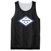 Arkansas State Flag Mesh Reversible Basketball Jersey Tank