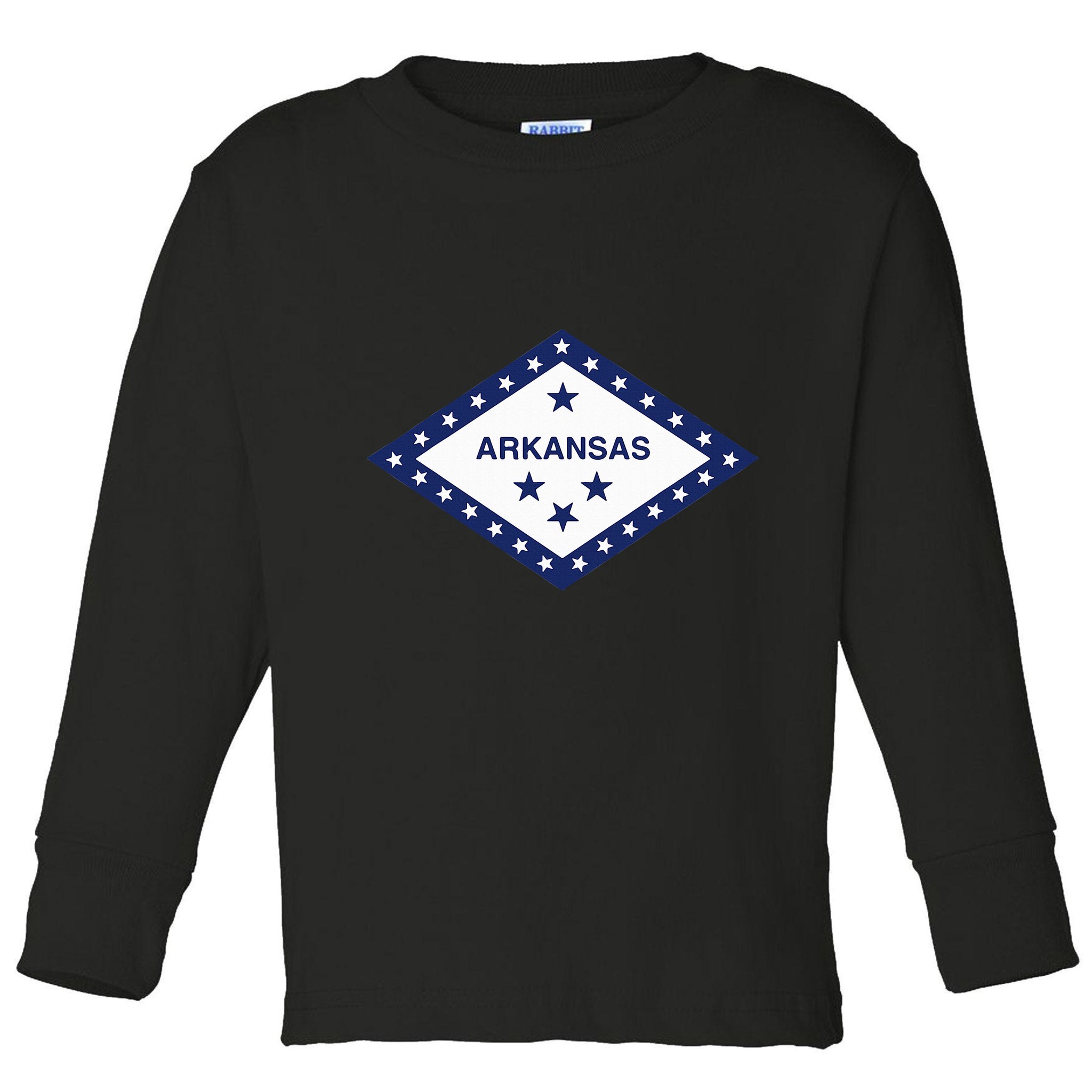 Arkansas State Flag Toddler Long Sleeve Shirt