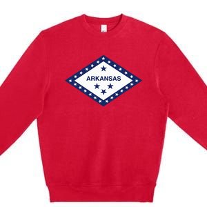 Arkansas State Flag Premium Crewneck Sweatshirt