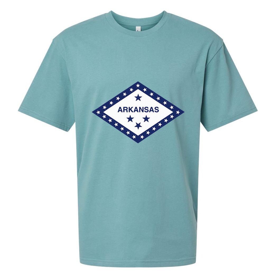 Arkansas State Flag Sueded Cloud Jersey T-Shirt