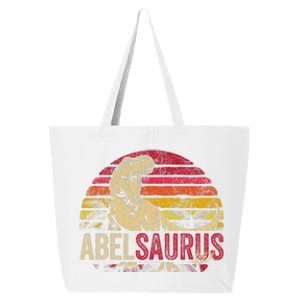 Abel Saurus Funny Personalized Dinosaur T Rex Boy Name 25L Jumbo Tote