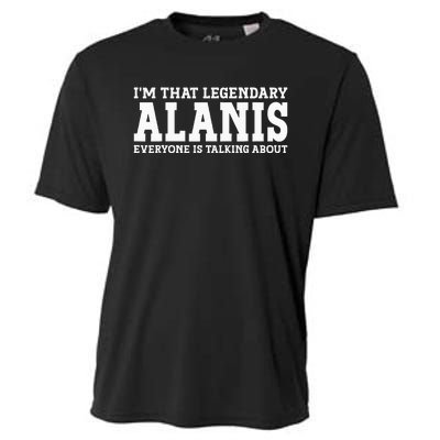 Alanis Surname Funny Team Family Last Name Alanis Cooling Performance Crew T-Shirt