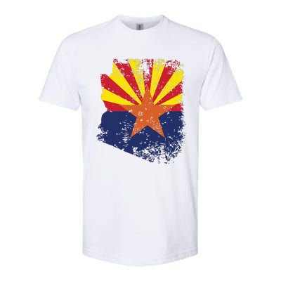 Arizona State Flag Faded Flag Of Arizona Softstyle® CVC T-Shirt