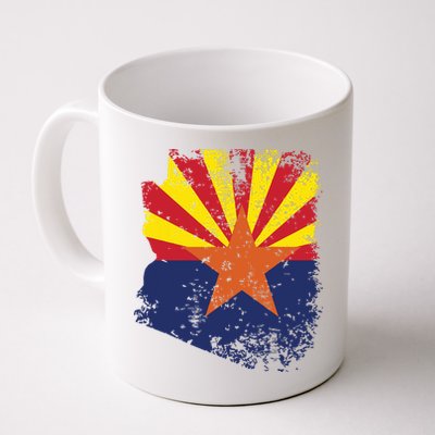 Arizona State Flag Faded Flag Of Arizona Mug