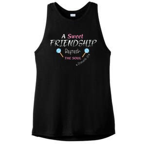 A Sweet Friendship Refresh The Soul Ladies PosiCharge Tri-Blend Wicking Tank