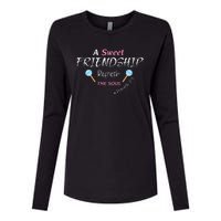 A Sweet Friendship Refresh The Soul Womens Cotton Relaxed Long Sleeve T-Shirt