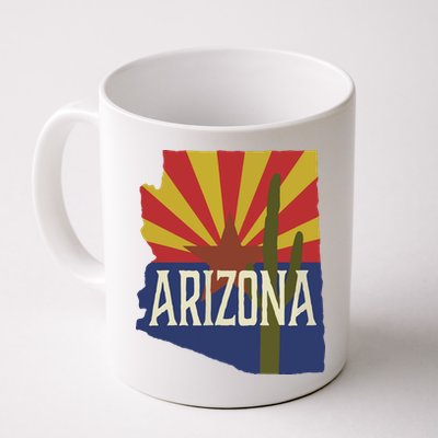 Arizona State Flag Saguaro Mug