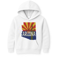 Arizona State Flag Saguaro Kids Hoodie