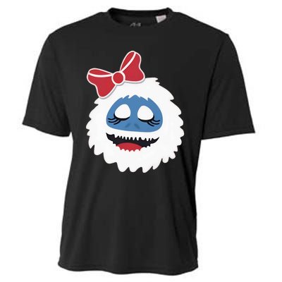 Abominable Snowman Face Costume Adults Christmas Cooling Performance Crew T-Shirt