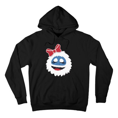 Abominable Snowman Face Costume Adults Christmas Hoodie