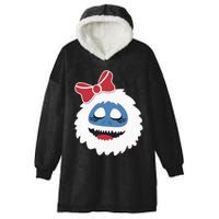 Abominable Snowman Face Costume Adults Christmas Hooded Wearable Blanket