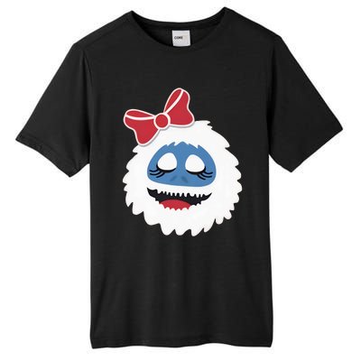 Abominable Snowman Face Costume Adults Christmas Tall Fusion ChromaSoft Performance T-Shirt