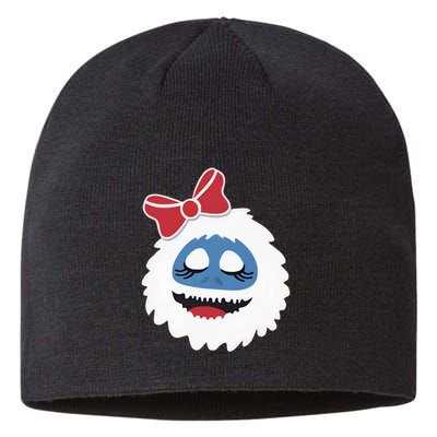 Abominable Snowman Face Costume Adults Christmas Sustainable Beanie