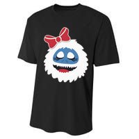 Abominable Snowman Face Costume Adults Christmas Performance Sprint T-Shirt