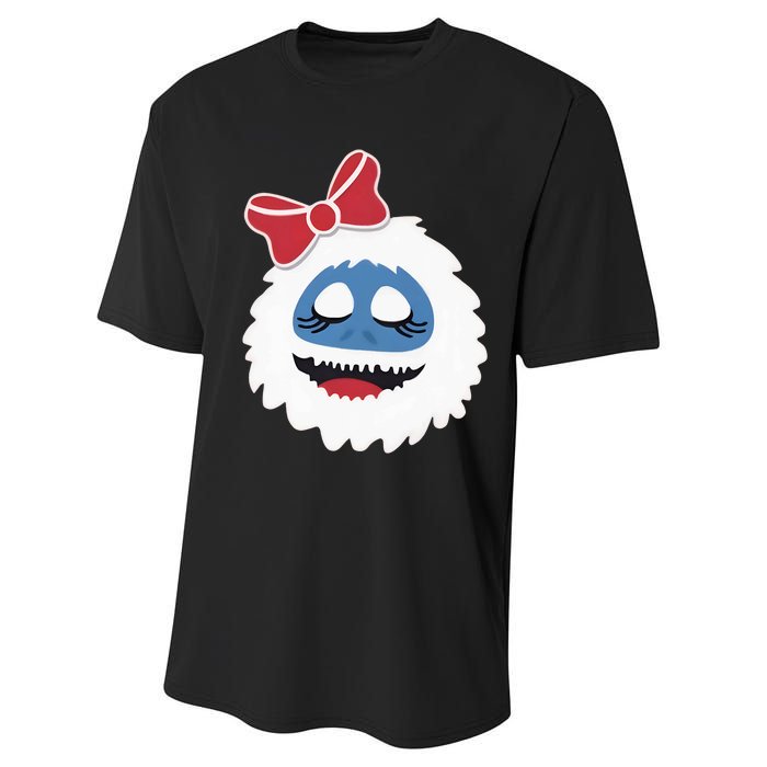 Abominable Snowman Face Costume Adults Christmas Performance Sprint T-Shirt